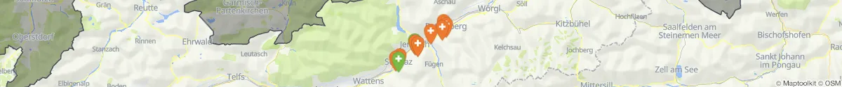 Map view for Pharmacies emergency services nearby Achenkirch (Schwaz, Tirol)